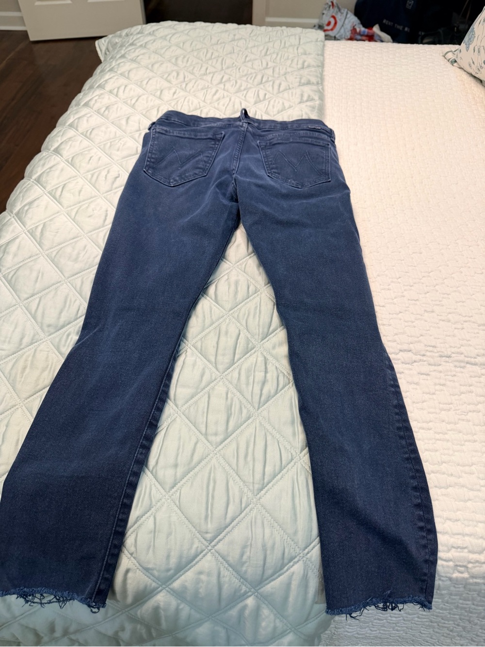 MOTHER Indigo Blue Denim Jeans